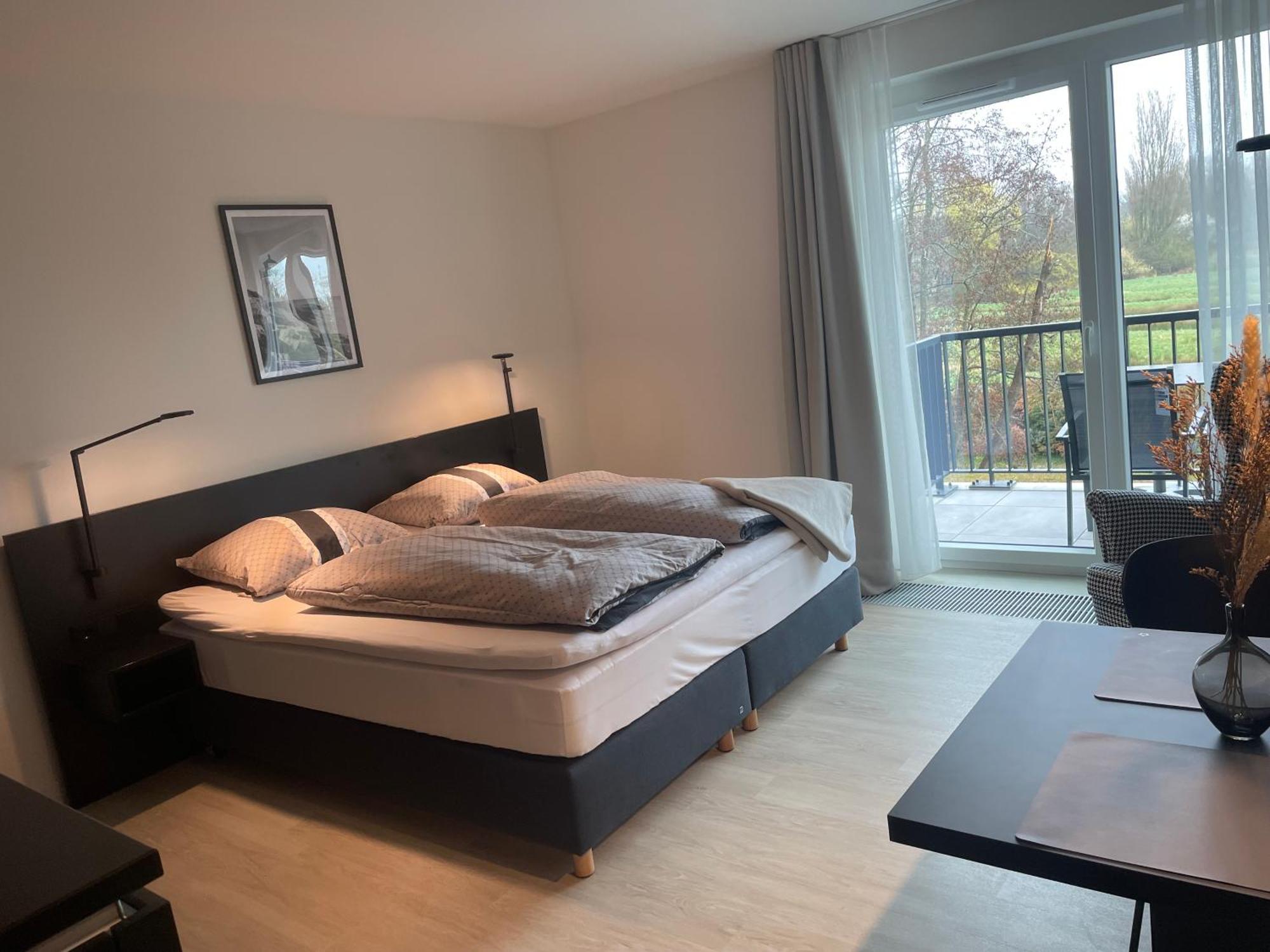 Hotelapartment Ueberwasser Mit Sauna Und Fitness Куксгафен Екстер'єр фото
