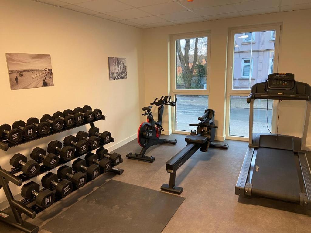 Hotelapartment Ueberwasser Mit Sauna Und Fitness Куксгафен Екстер'єр фото